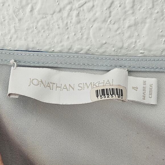 Simkhai Nelli Slip dress Blue Agate Tie Dye Print Midi 4 - Picture 4 of 12